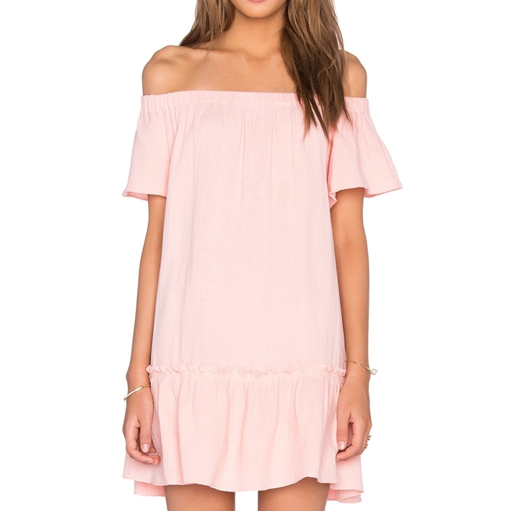 NWT REBECCA TAYLOR Off The Shoulder Gauze Dress